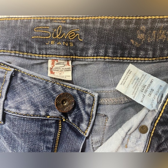 Silver Bootcut Jeans size 28/32 - Picture 6 of 8